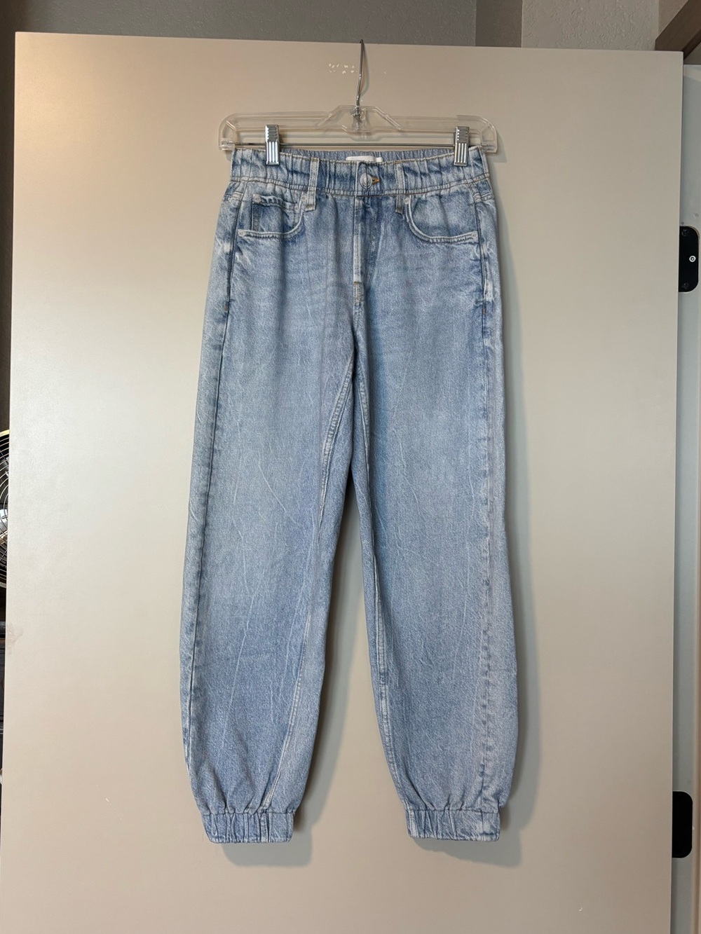 Rag & Bone Miramar Ankle Jogger Pant Cotton Terry Light Wash Leisure Lounge